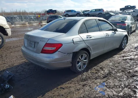 2013 Mercedes-Benz C 300 Luxury 4Matic from USA, damaged, VIN WDDGF8AB8DA821820